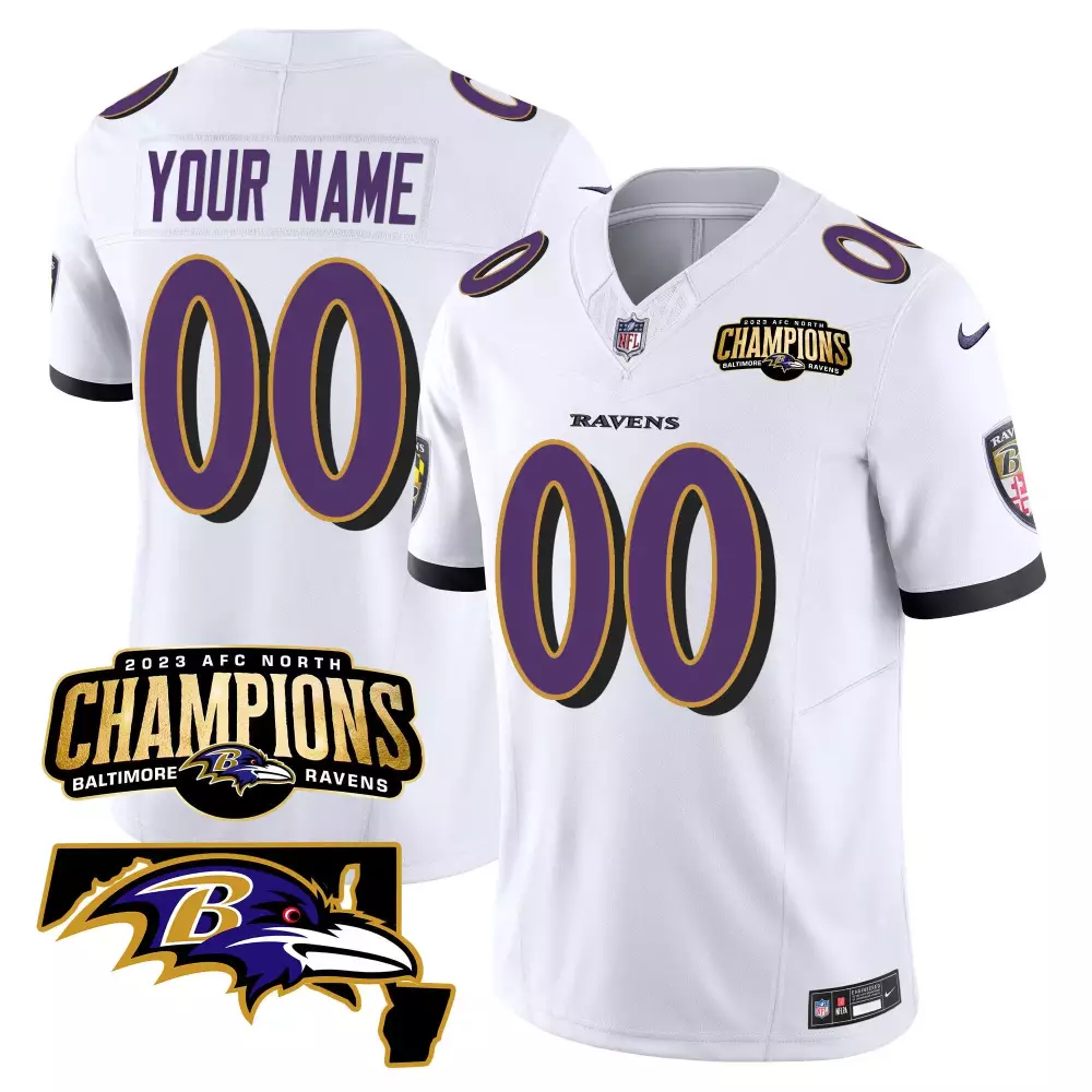 white gold youth baltimore ravens vapor gold custom name and number all stitched