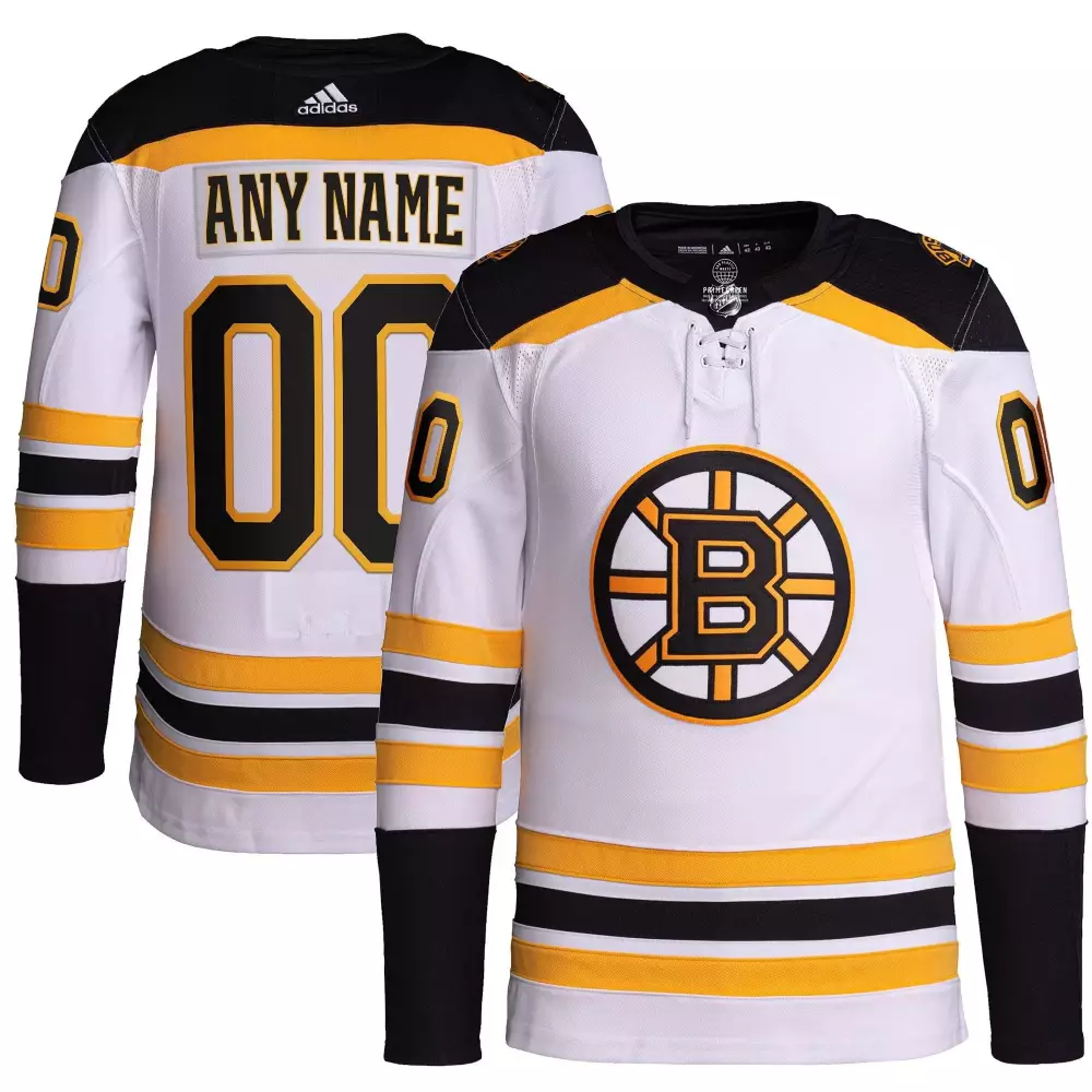 white men boston bruins 100th anniversary primegreen custom jersey all stitched