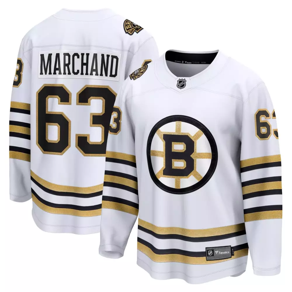 white men boston bruins 100th anniversary primegreen custom jersey all stitched