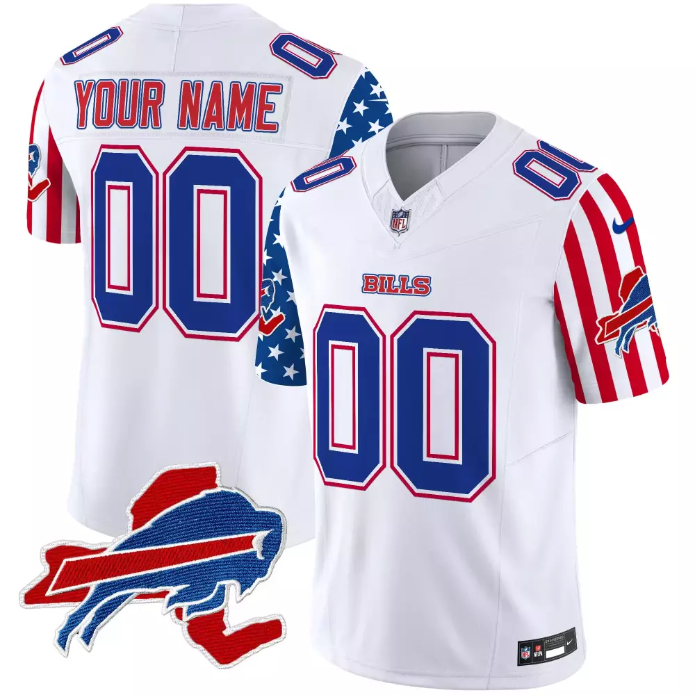 white men buffalo bills 2024 vapor limited custom jersey est 1960 patch all stitched
