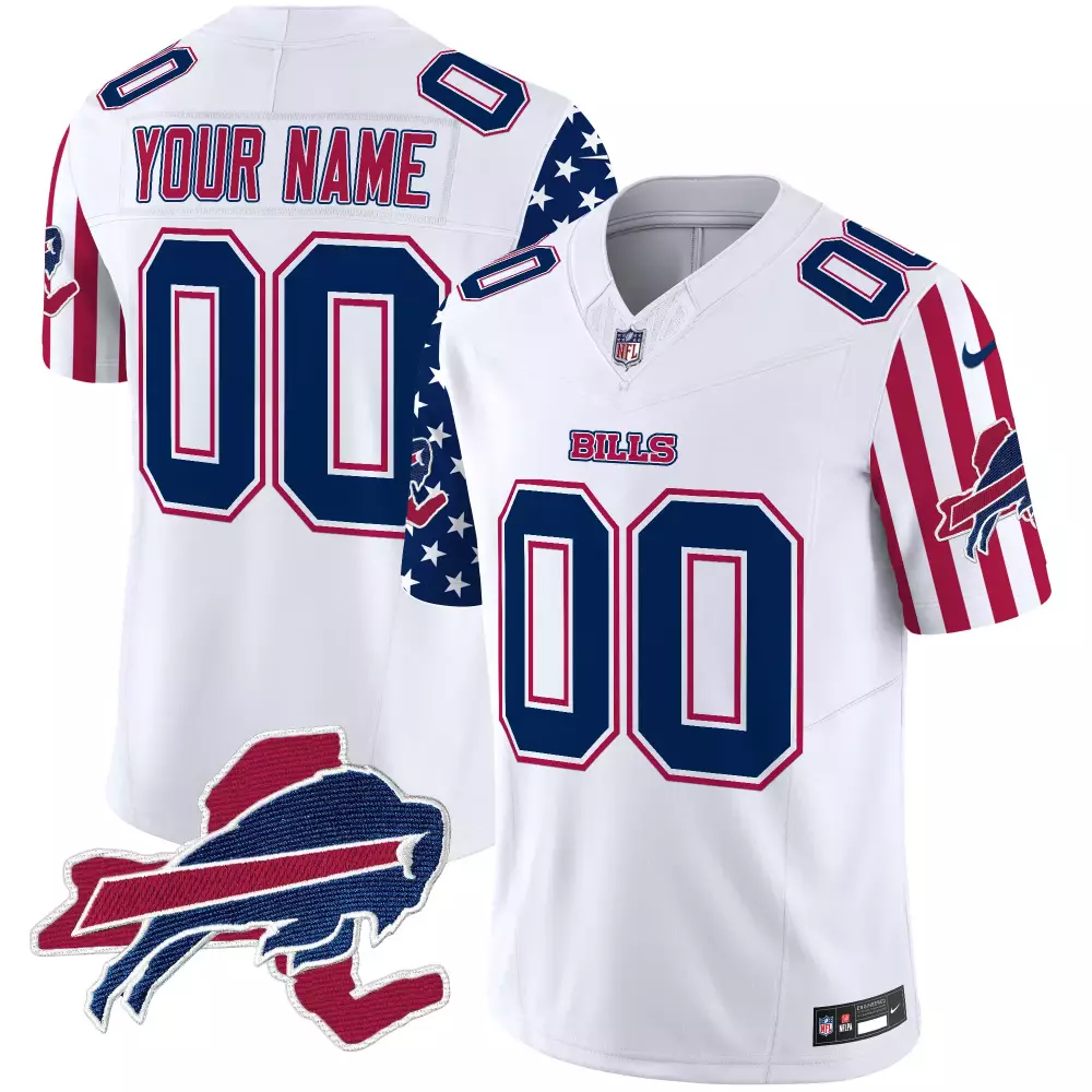 white men buffalo bills 2024 vapor limited custom jersey est 1960 patch all stitched