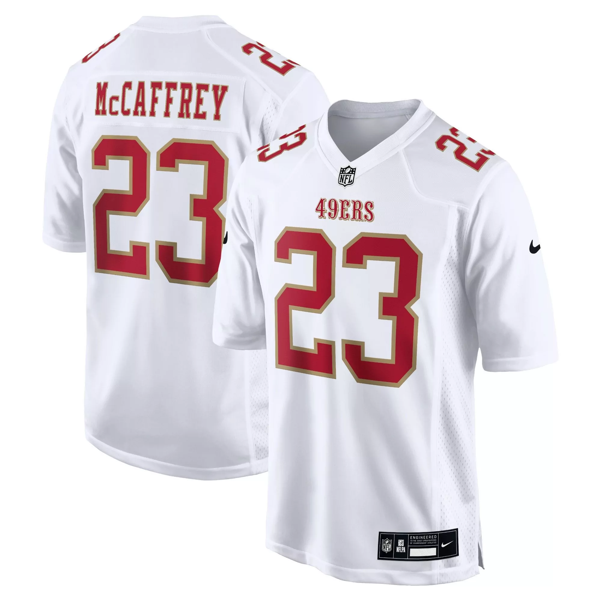 white men christian mccaffrey san francisco 49ers fashion game jersey