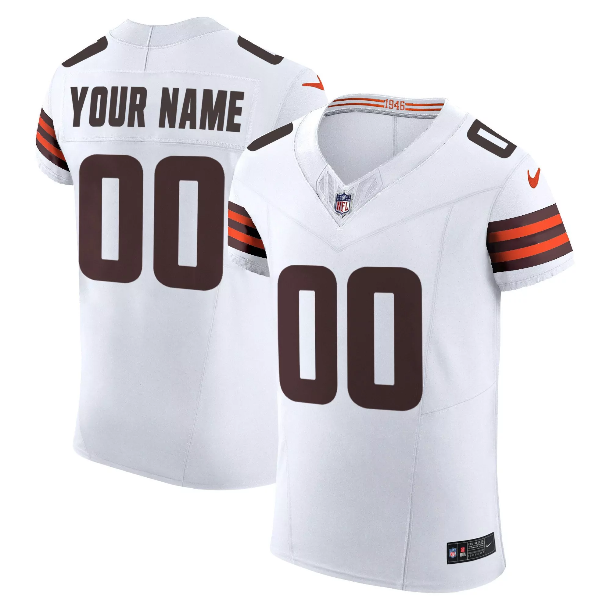 white men cleveland browns 32 jim brown memorial patch vapor limited custom jersey v2 all stitched