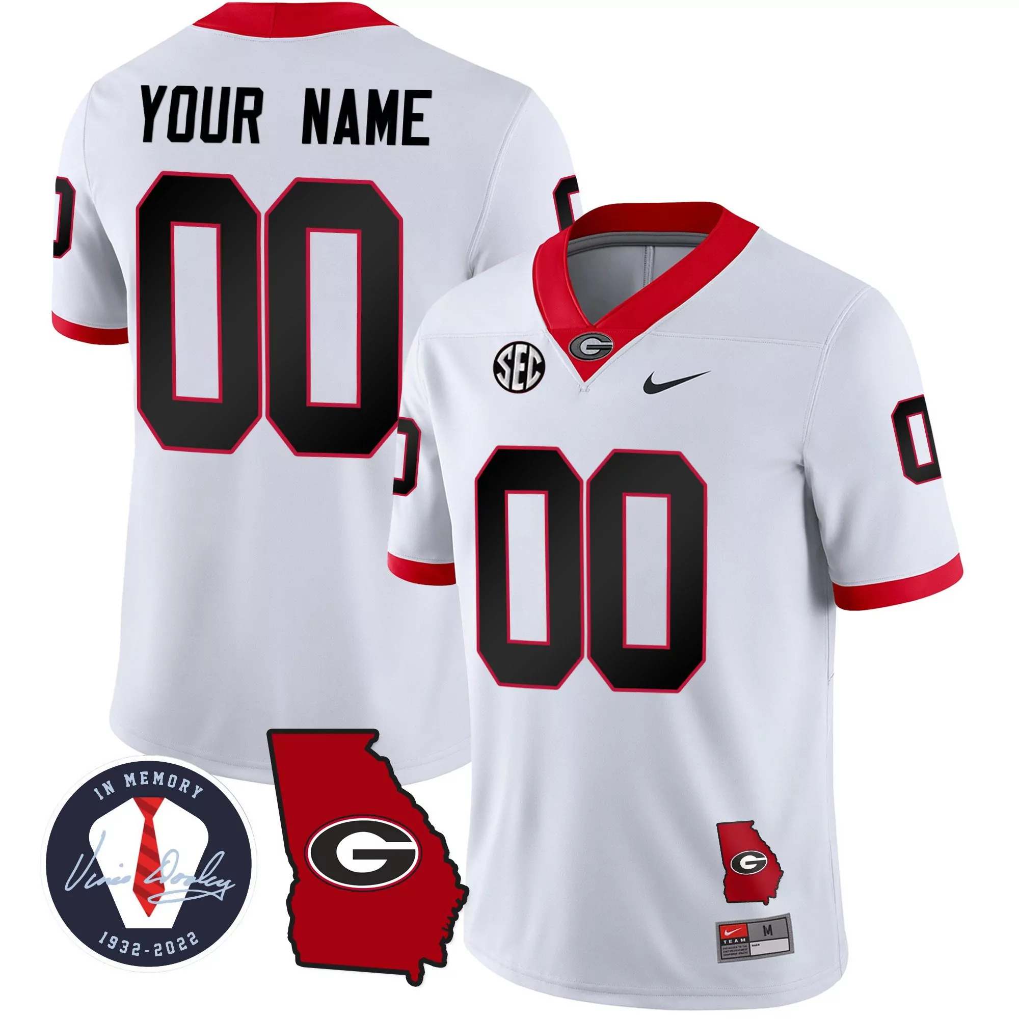 white men georgia bulldogs 2023 alternate vapor limited custom jersey all stitched