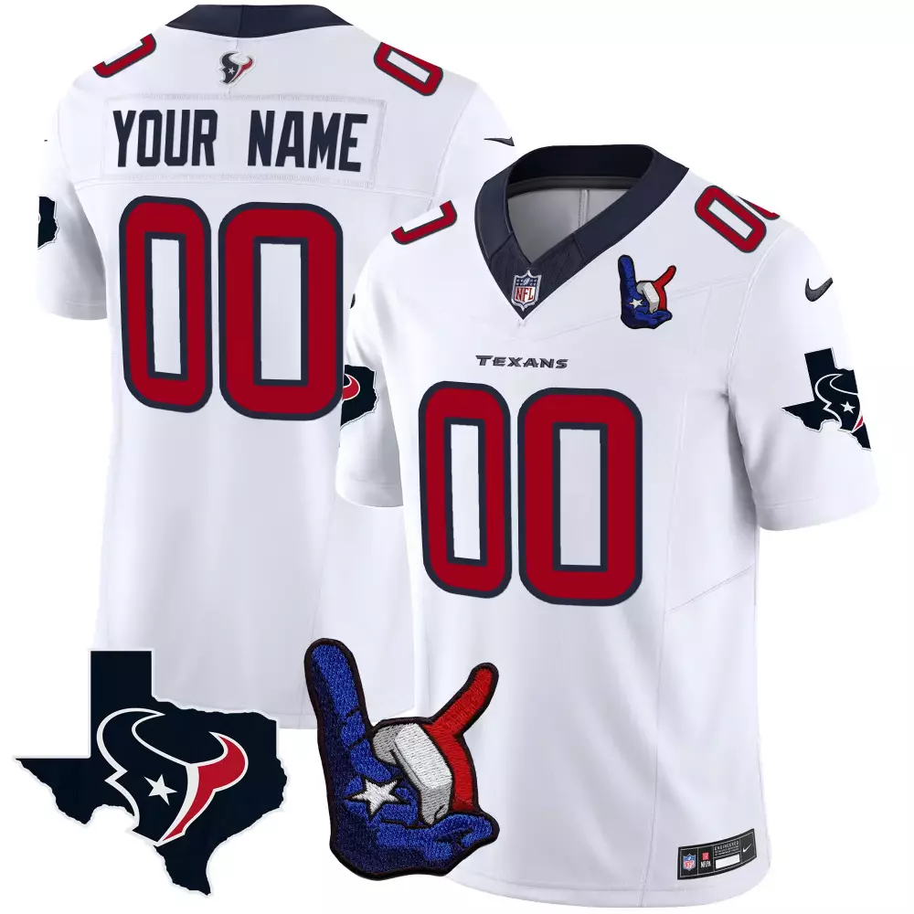 white men houston texans color rush legend vapor custom jersey v2 all stitched