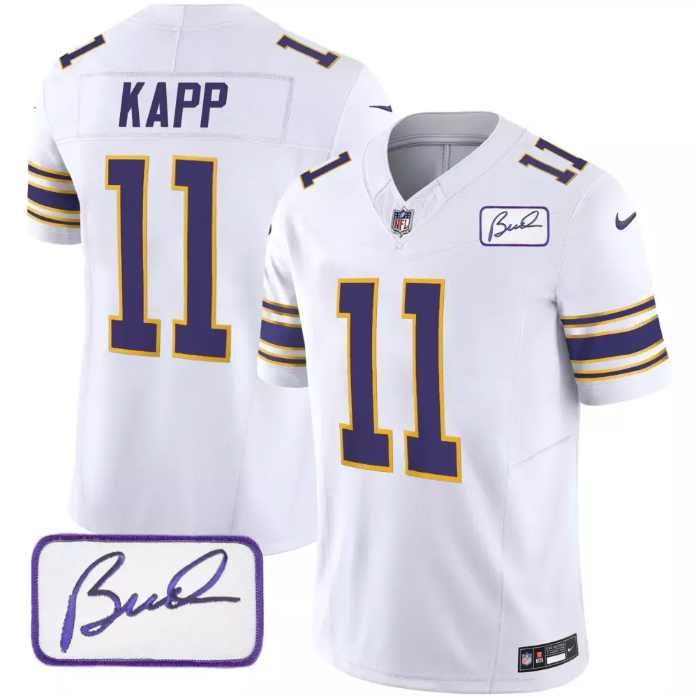 white limited women minnesota vikings 2024 vapor limited custom jersey est 1961 patch all stitched