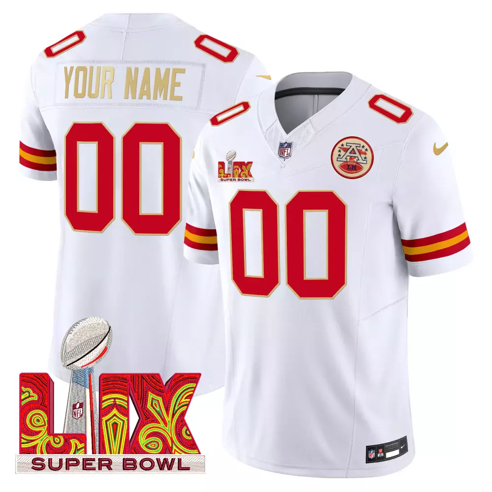 white men kansas city chiefs nkh patch 2023 vapor limited custom jersey all stitched