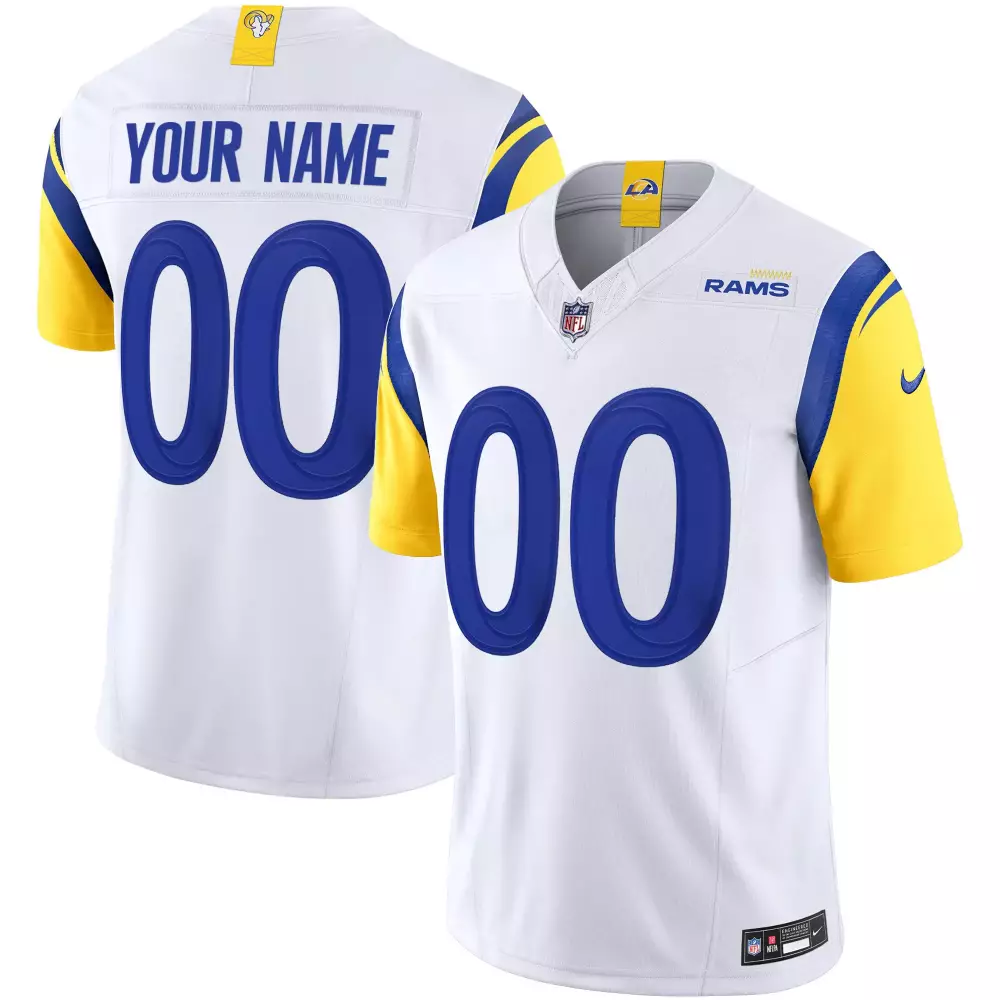 white men los angeles rams special vapor limited custom jersey all stitched