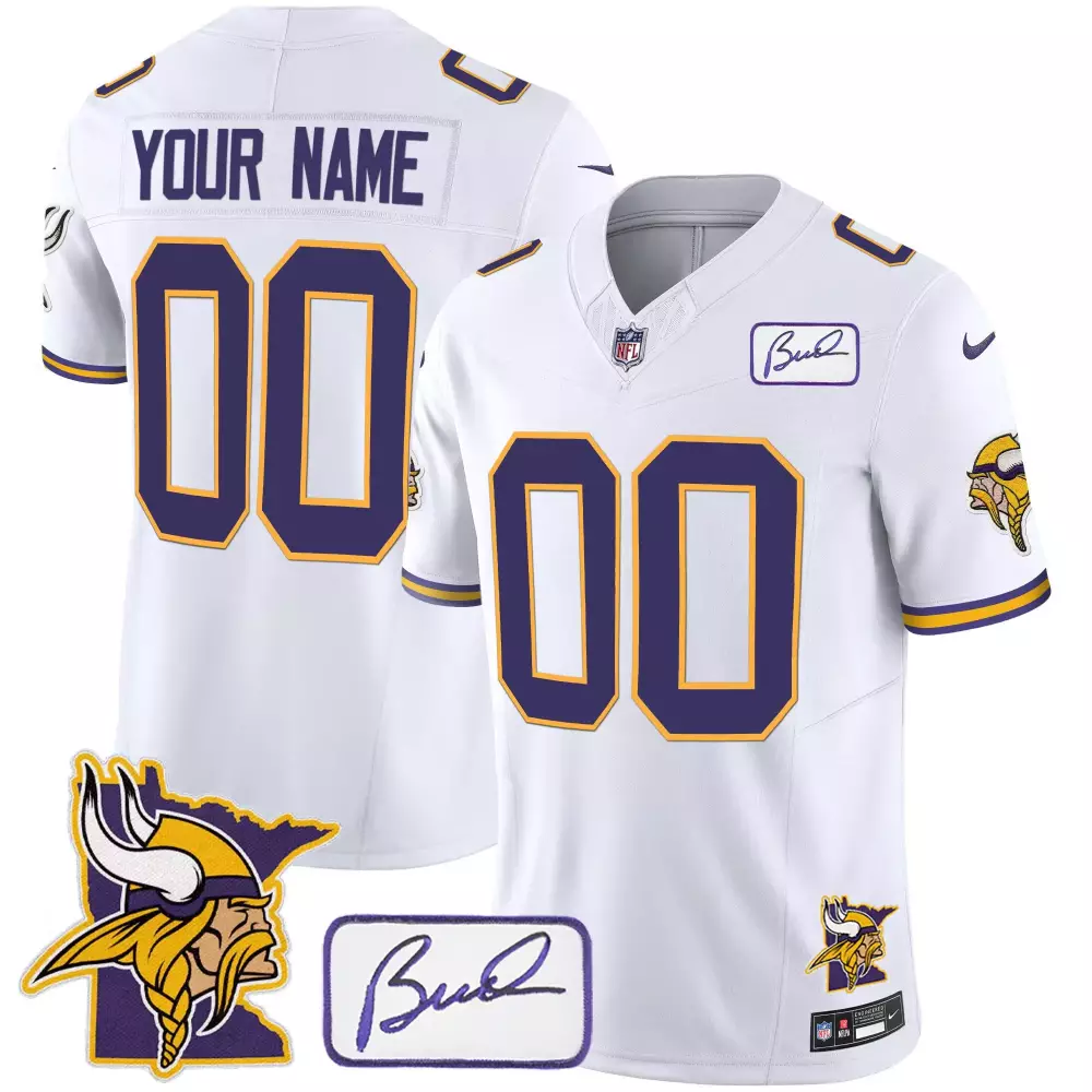 white men minnesota vikings 2024 vapor limited custom jersey est 1961 patch all stitched