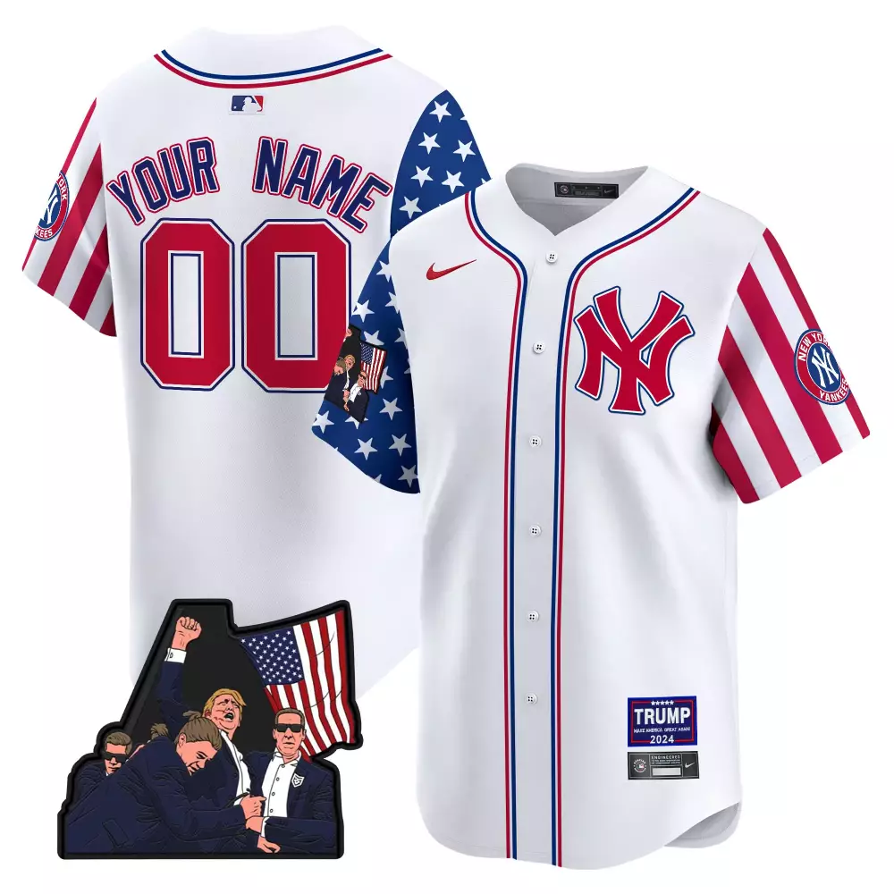 white men new york yankees make american great again vapor premier limited custom jersey all stitched