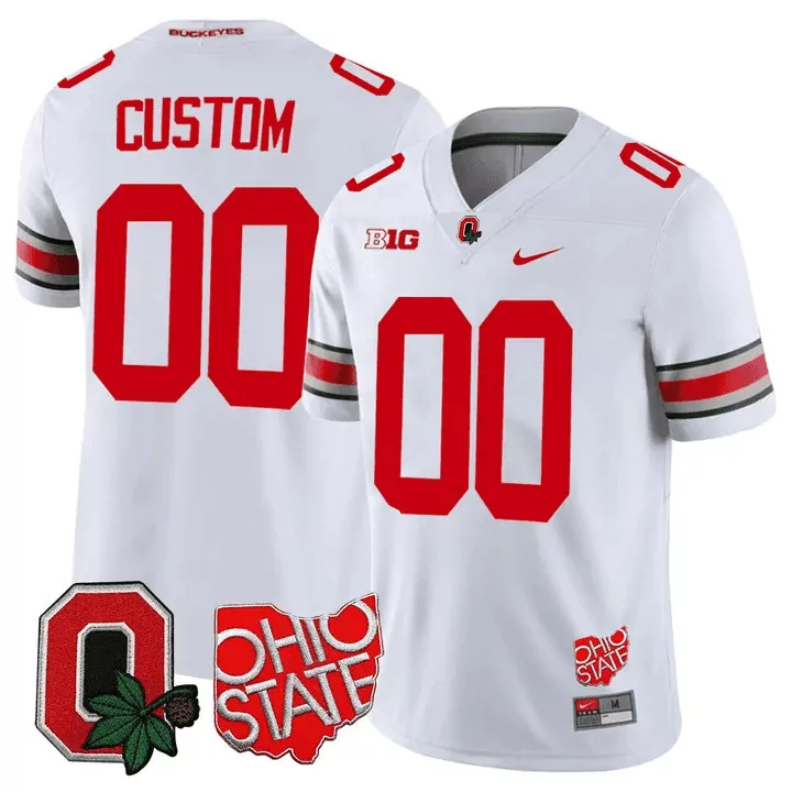white men marvin harrison jr ohio state buckeyes jersey collection all stitched