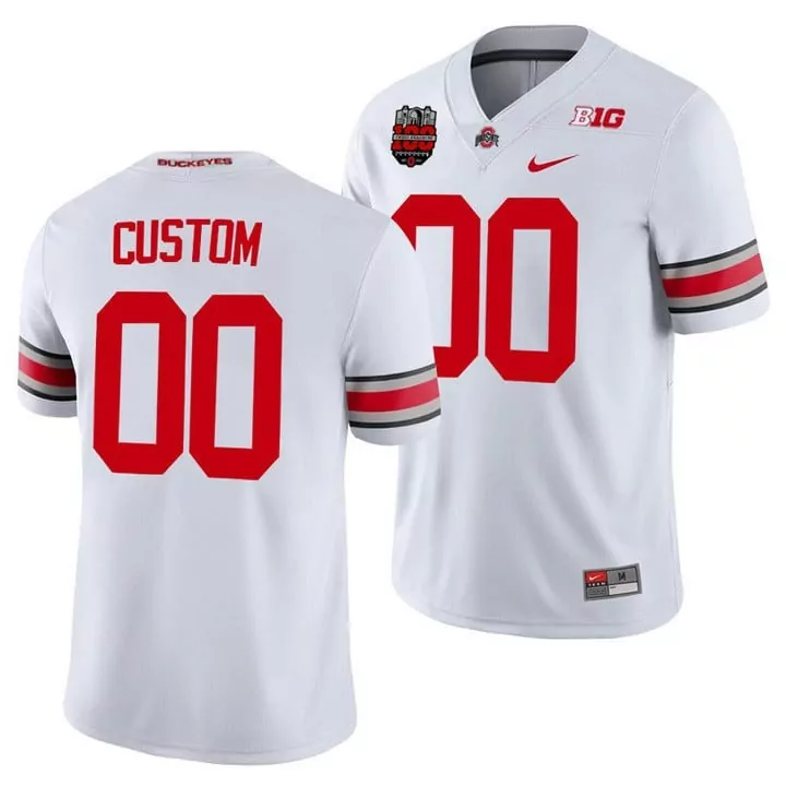 white men ohio state buckeyes player custom jersey all stitched