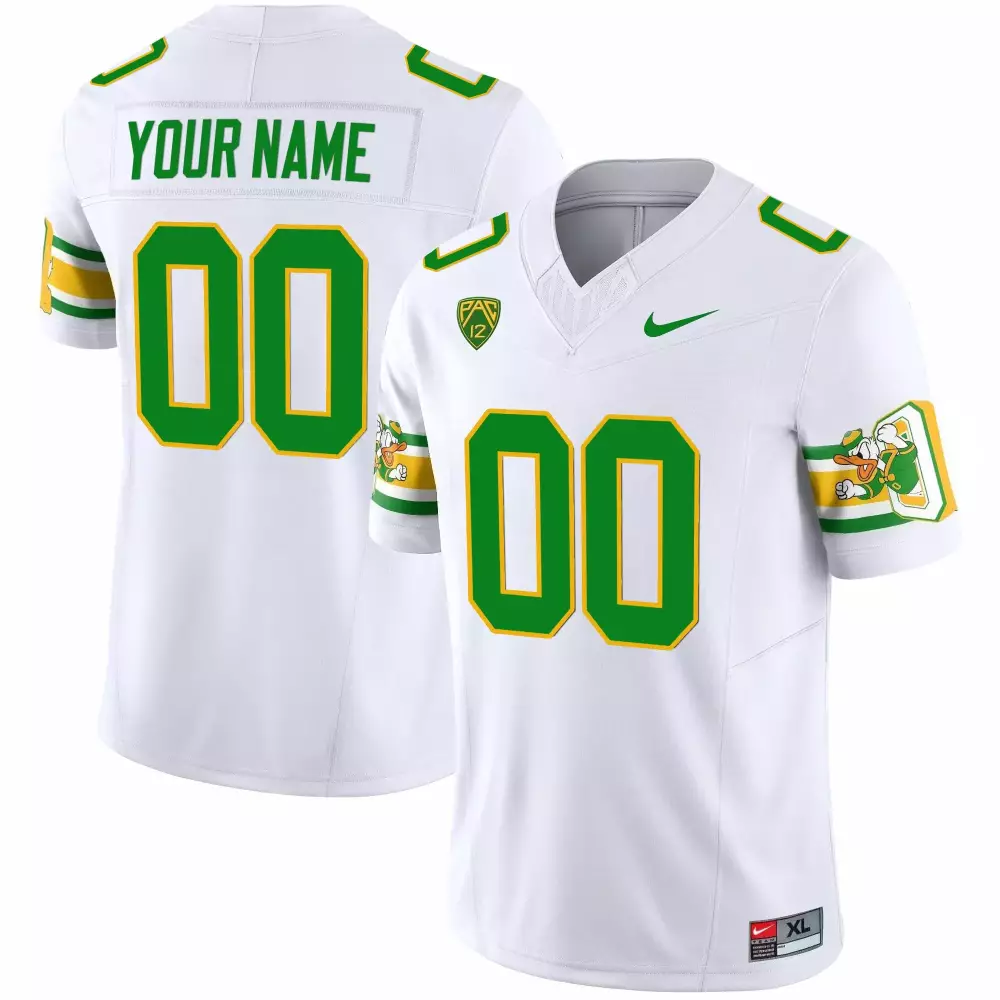 white men oregon ducks ducks mighty oregon ducks 1984 throwback custom jersey v1 oregon ducks state stitched