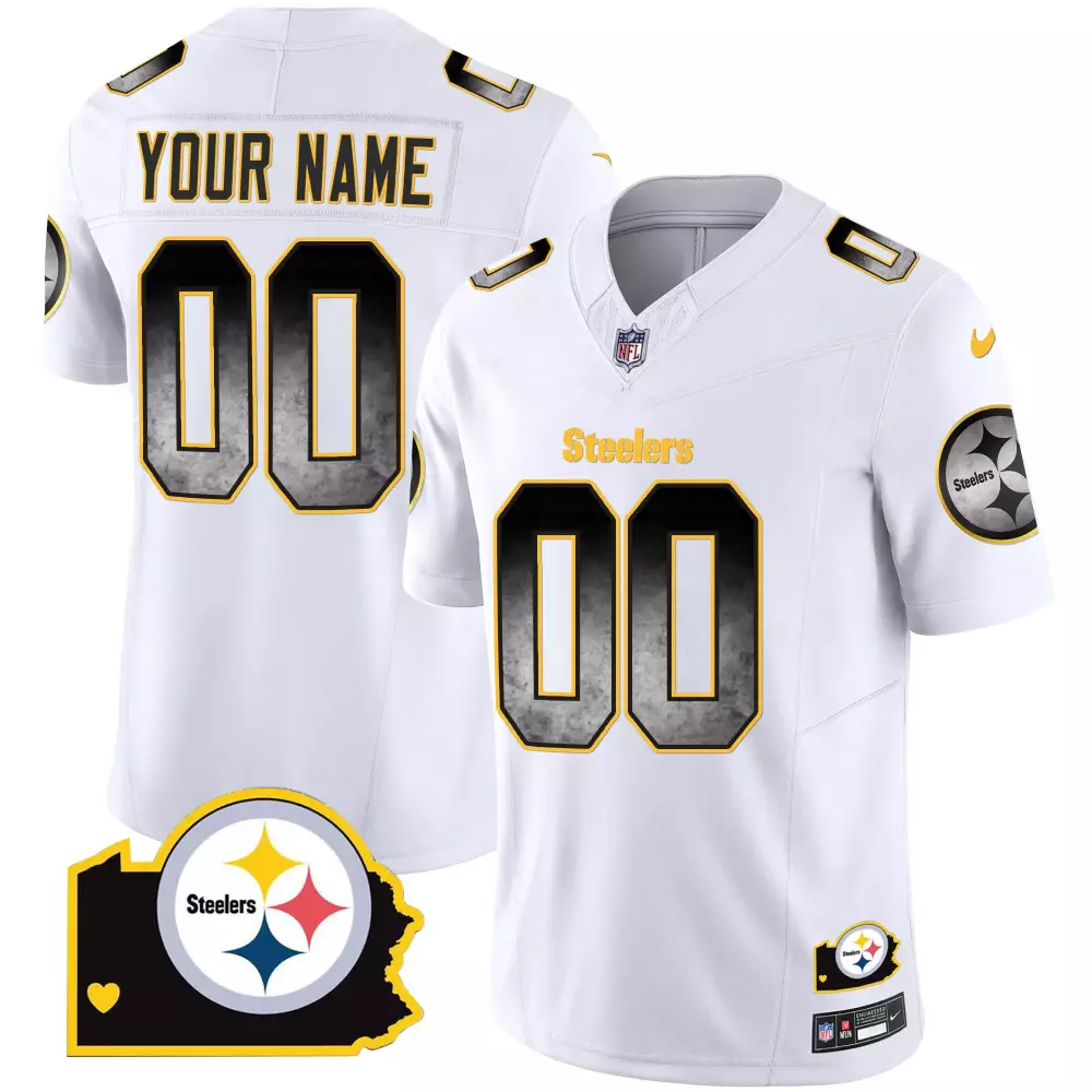 white men pittsburgh steelers american style vapor limited custom jersey all stitched