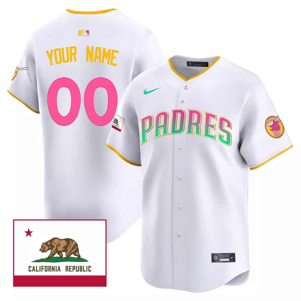 white men san diego padres 2024 for peter robinson patch vapor premier limited custom jersey all stitched