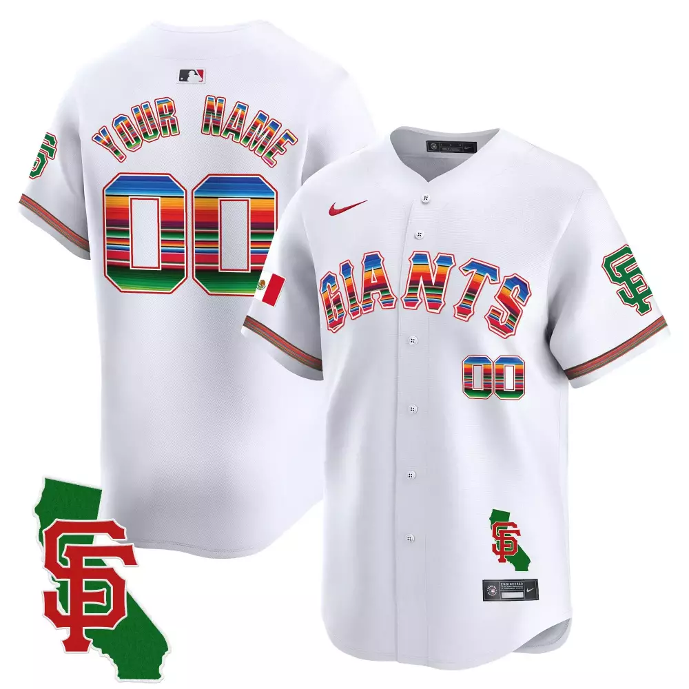 white men san francisco giants mexico california patch vapor premier limited custom jersey all stitched