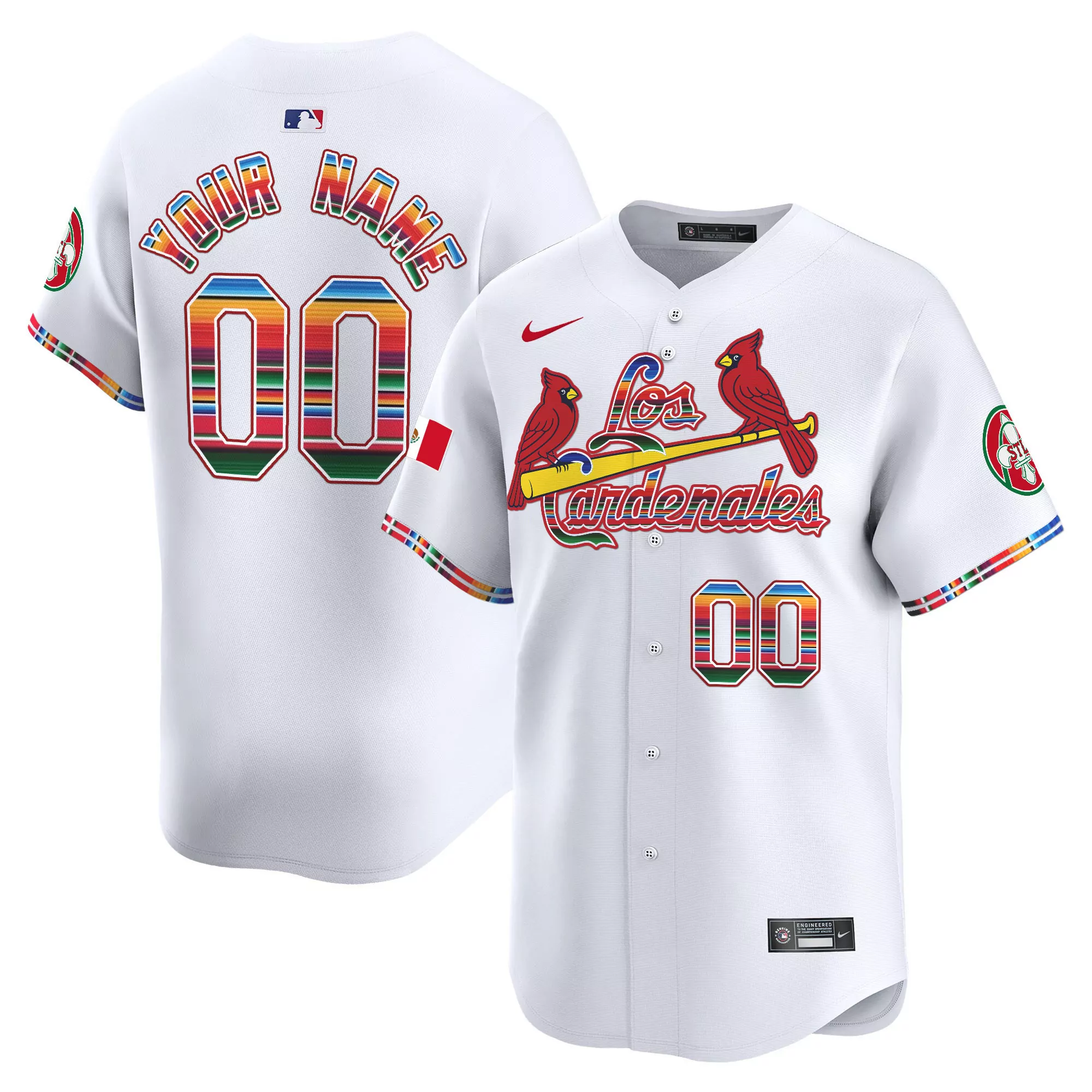 white men st louis cardinals 2024 independence day vapor premier limited custom jersey all stitched