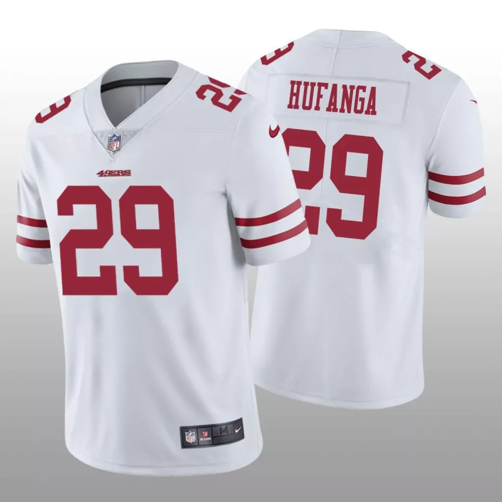 white men talanoa hufanga san francisco 49ers jersey