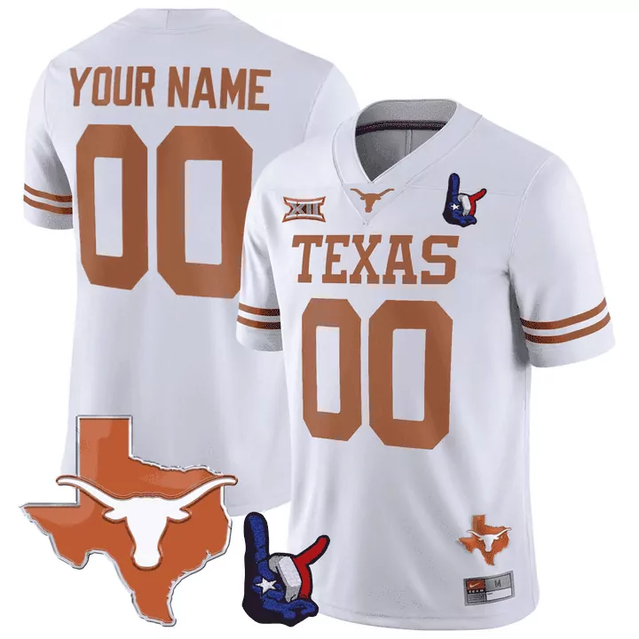white men texas longhorns sugar bowl patch limited jersey all stitched