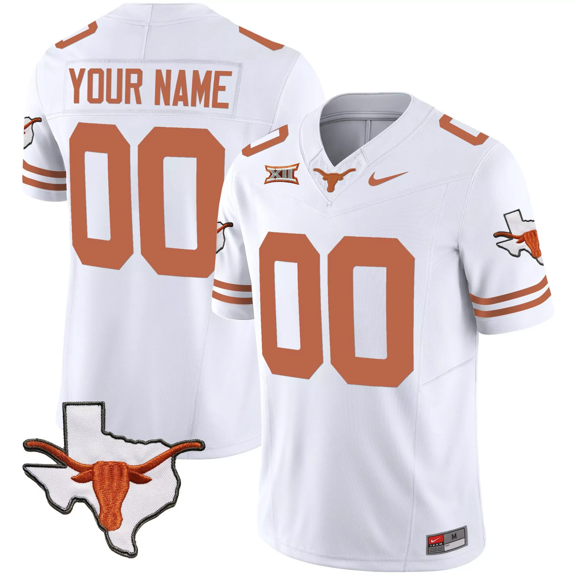 white men texas longhorns sugar bowl patch limited jersey all stitched