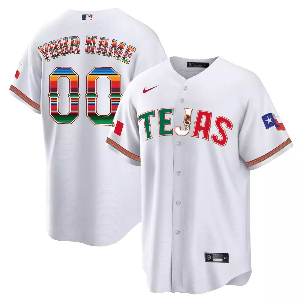 white men texas rangers mexico 2023 world series champions baseball custom jersey all stitched