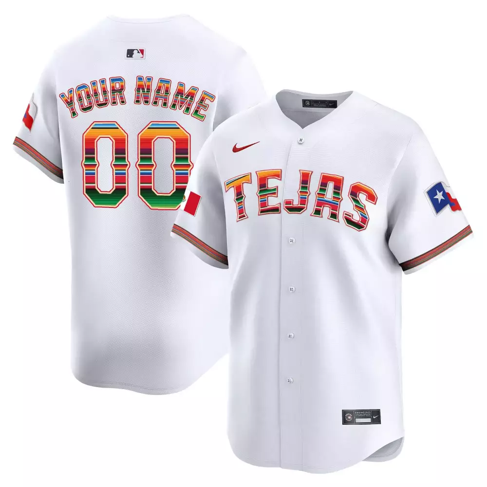 white men texas rangers mexico vapor premier limited custom jersey all stitched