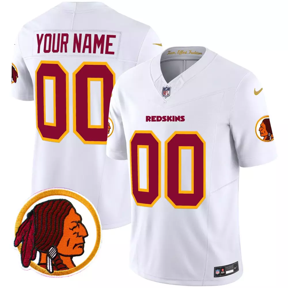 white men washington redskins throwback vapor limited custom jersey all stitched