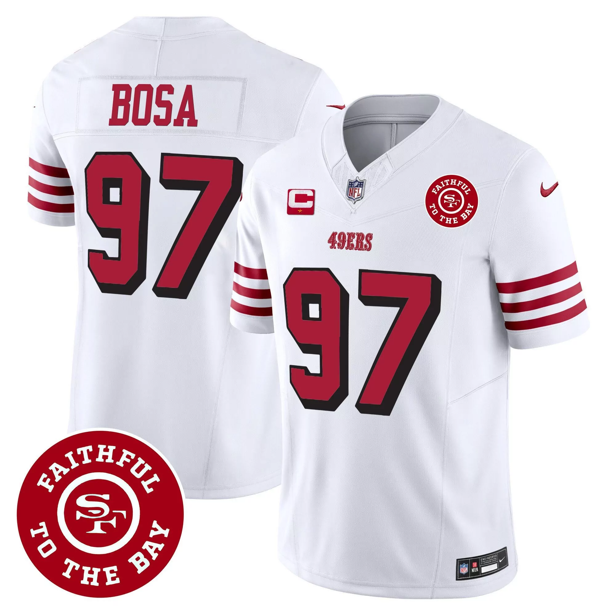 white men talanoa hufanga san francisco 49ers jersey