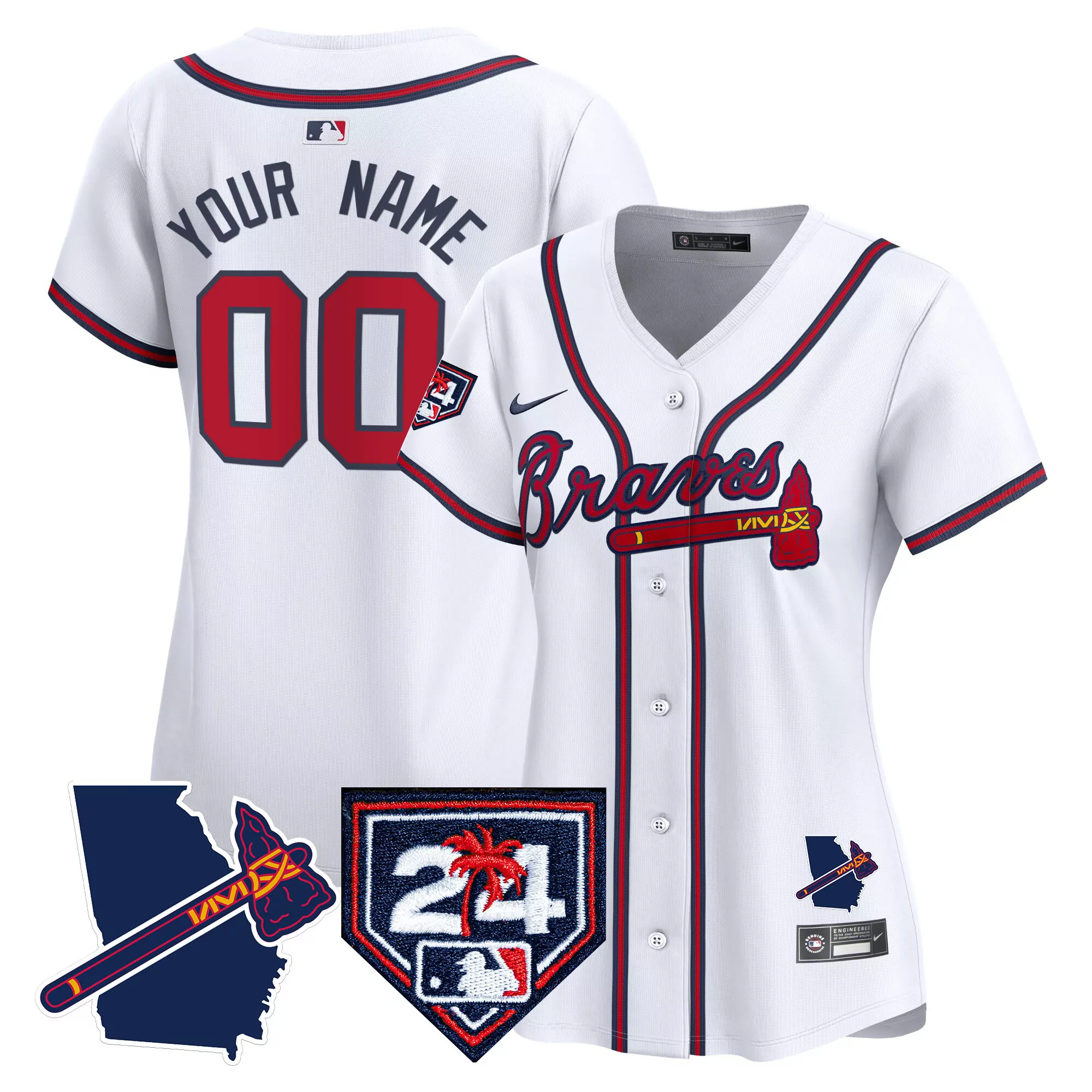 white spencer strider mens atlanta braves los bravos special mexico edition jersey all stitched