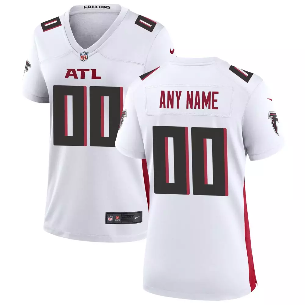 white women atlanta falcons game custom jersey all stitched