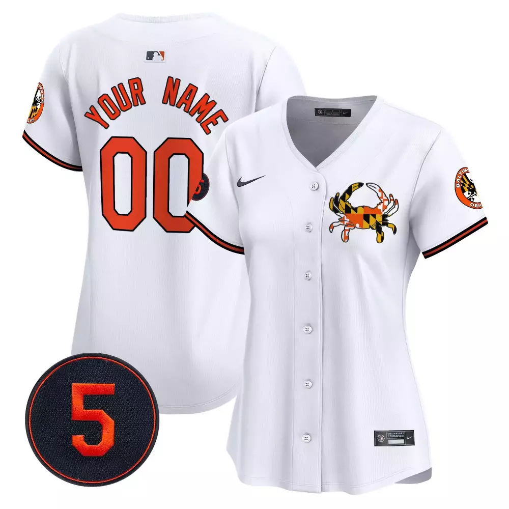 white women baltimore orioles robinson patch vapor premier limited custom jersey v3 all stitched