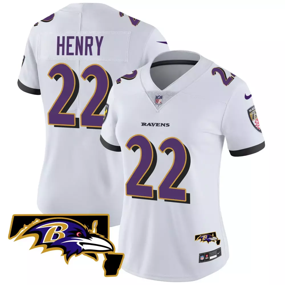white women baltimore ravens maryland flag vapor limited custom jersey all stitched