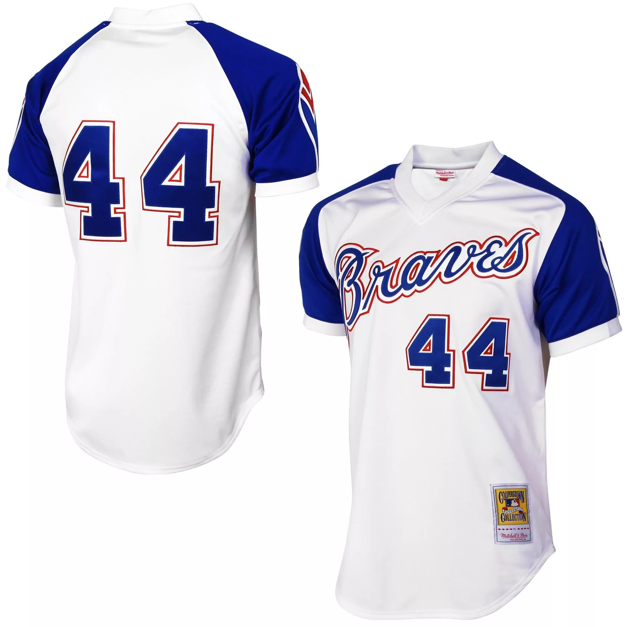 white women hank aaron atlanta braves 1974 throwback jersey all stitched