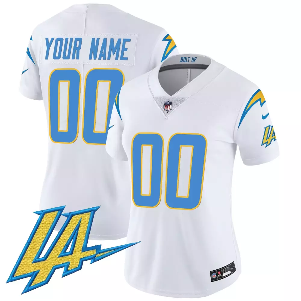 white men los angeles chargers vapor limited custom jersey v2 all stitched
