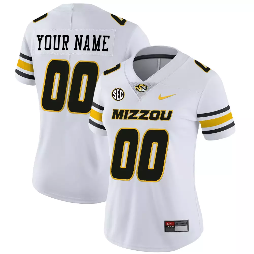 white women missouri tigers vapor limited custom jersey all stitched
