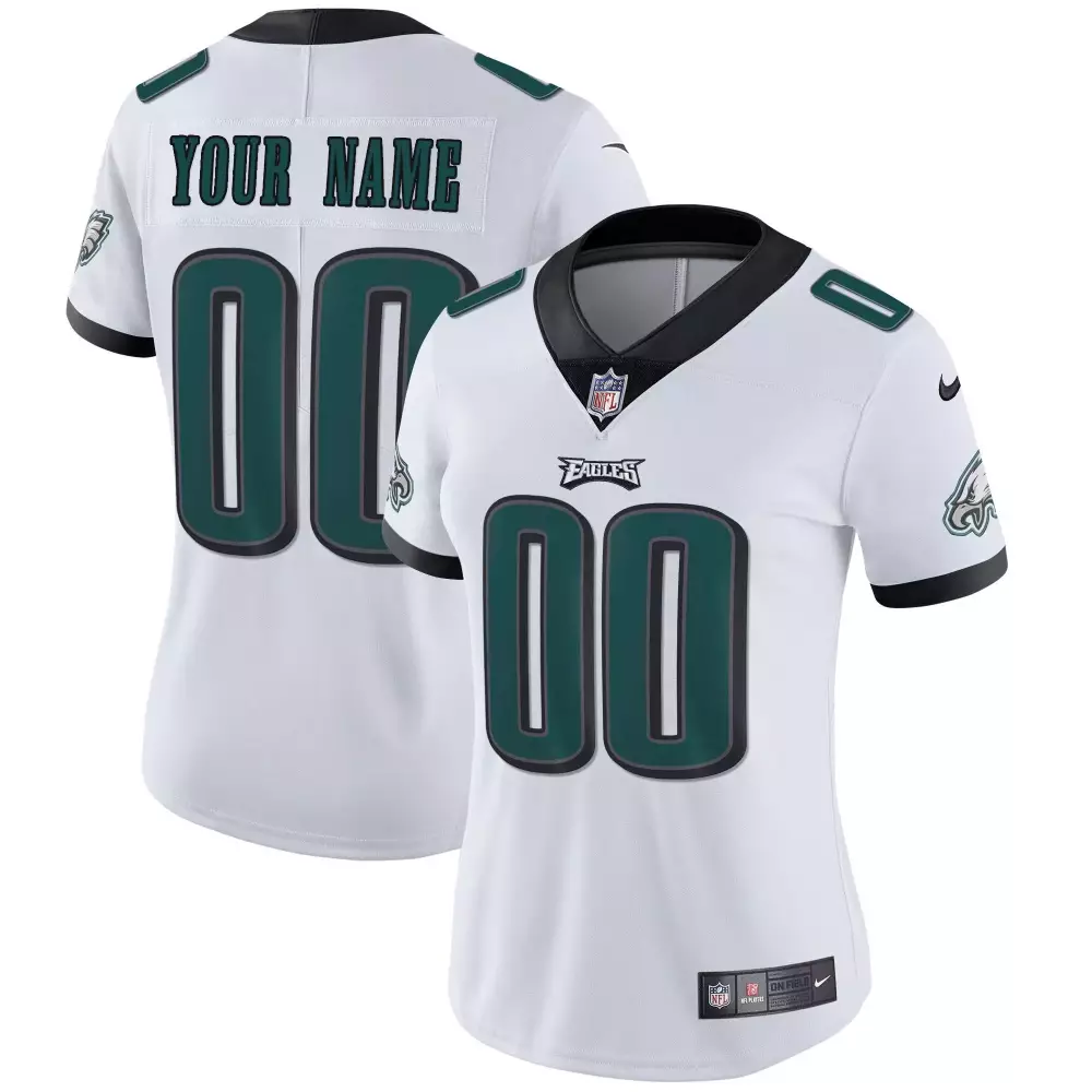 white women philadelphia eagles custom game all stitched