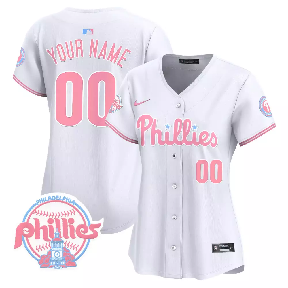 white women philadelphia phillies 2024 fourth of july vapor premier limited custom jersey v2 all stitched