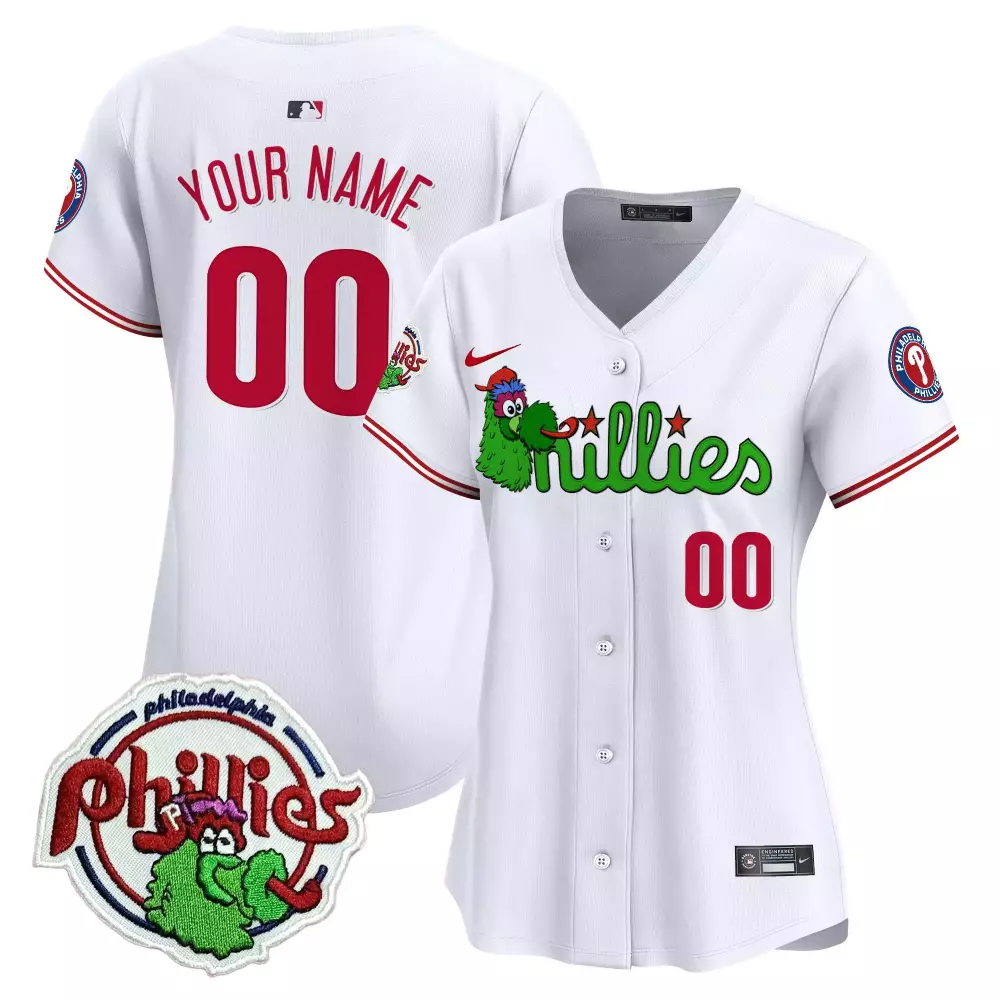 white women philadelphia phillies citizen bank parks 20th anniversary custom jersey