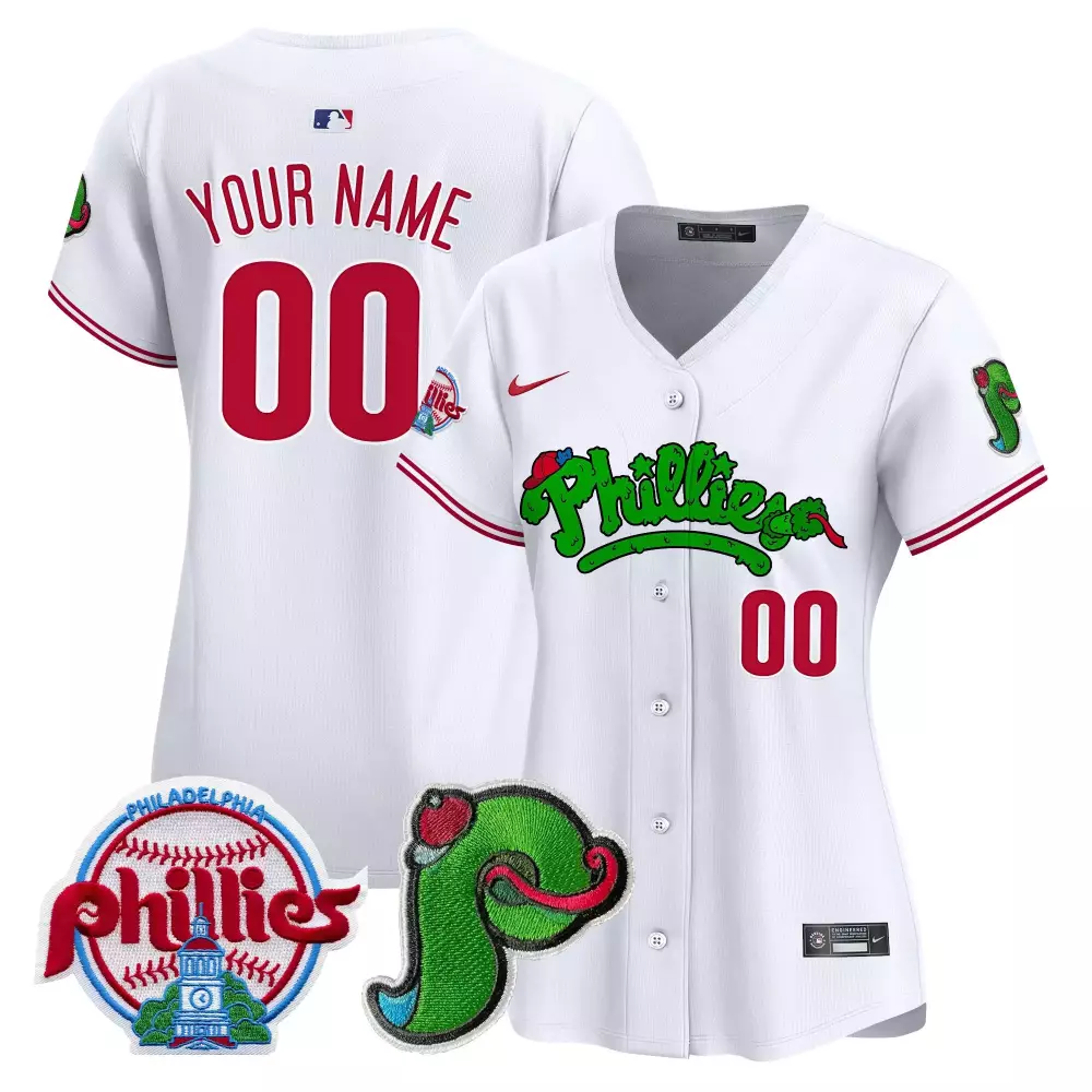white women philadelphia phillies citizen bank parks 20th anniversary custom jersey