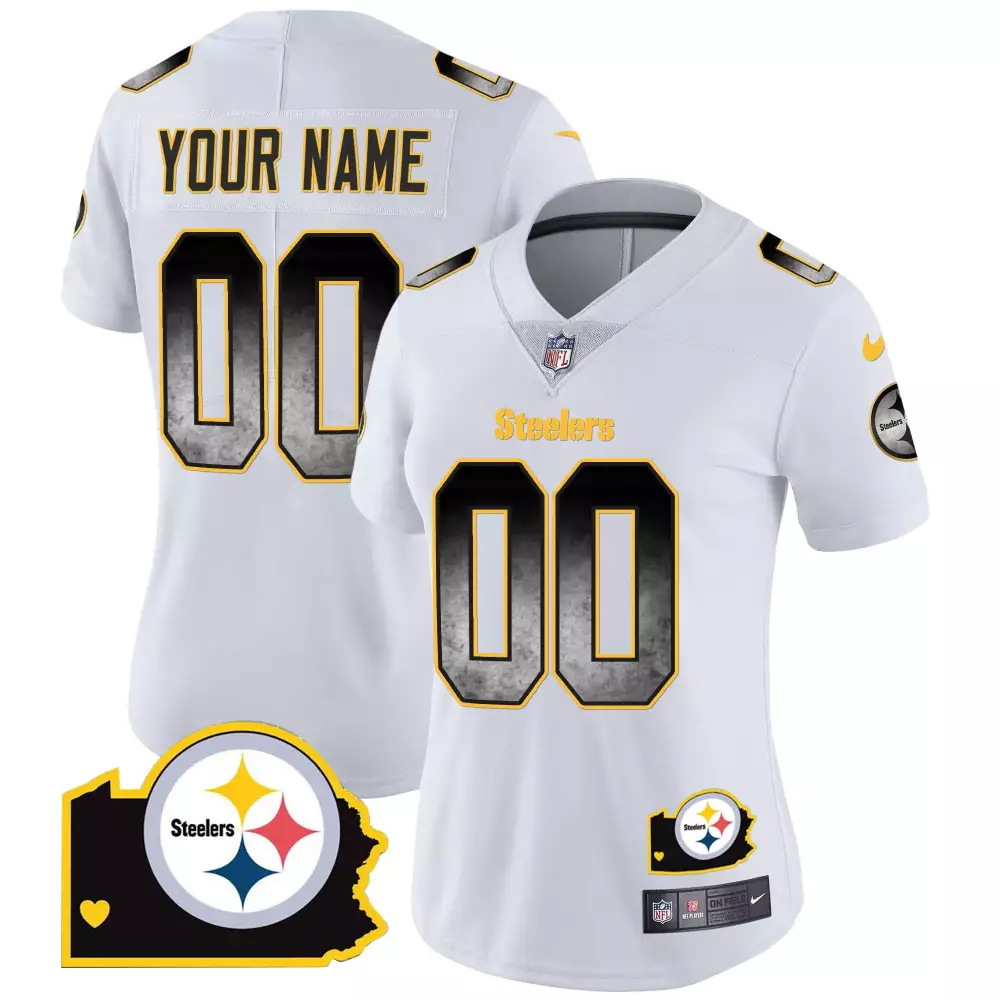 white men pittsburgh steelers vapor limited custom jersey v2 all stitched