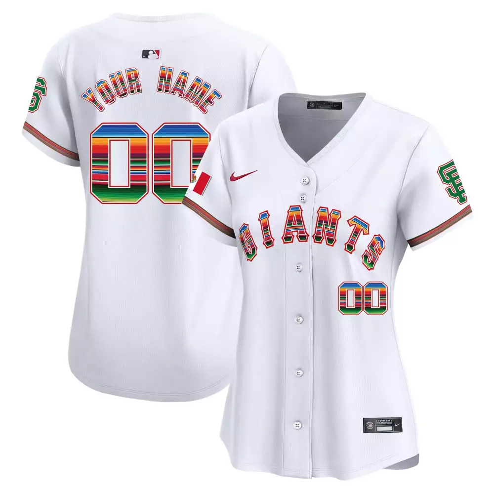 white women san francisco giants mexico vapor premier limited custom jersey all stitched
