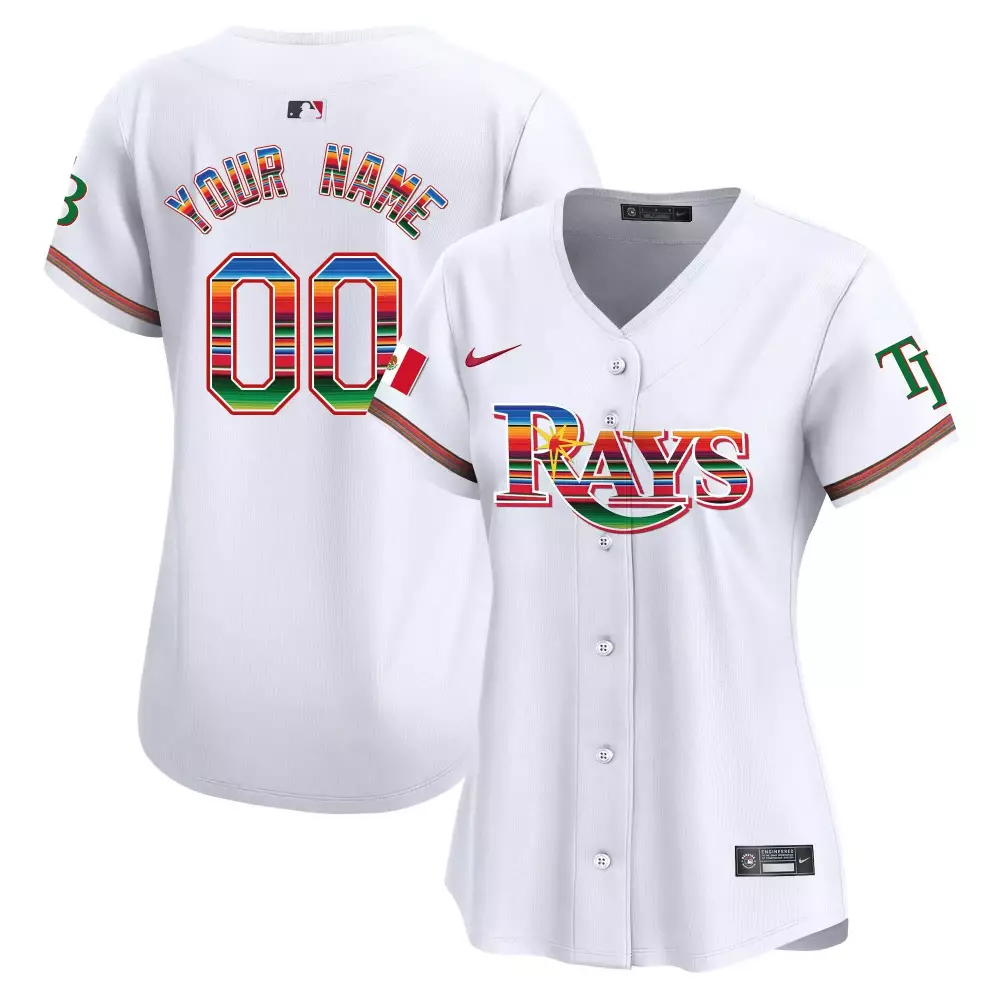 white women tampa bay rays hispanic heritage night jersey all stitched