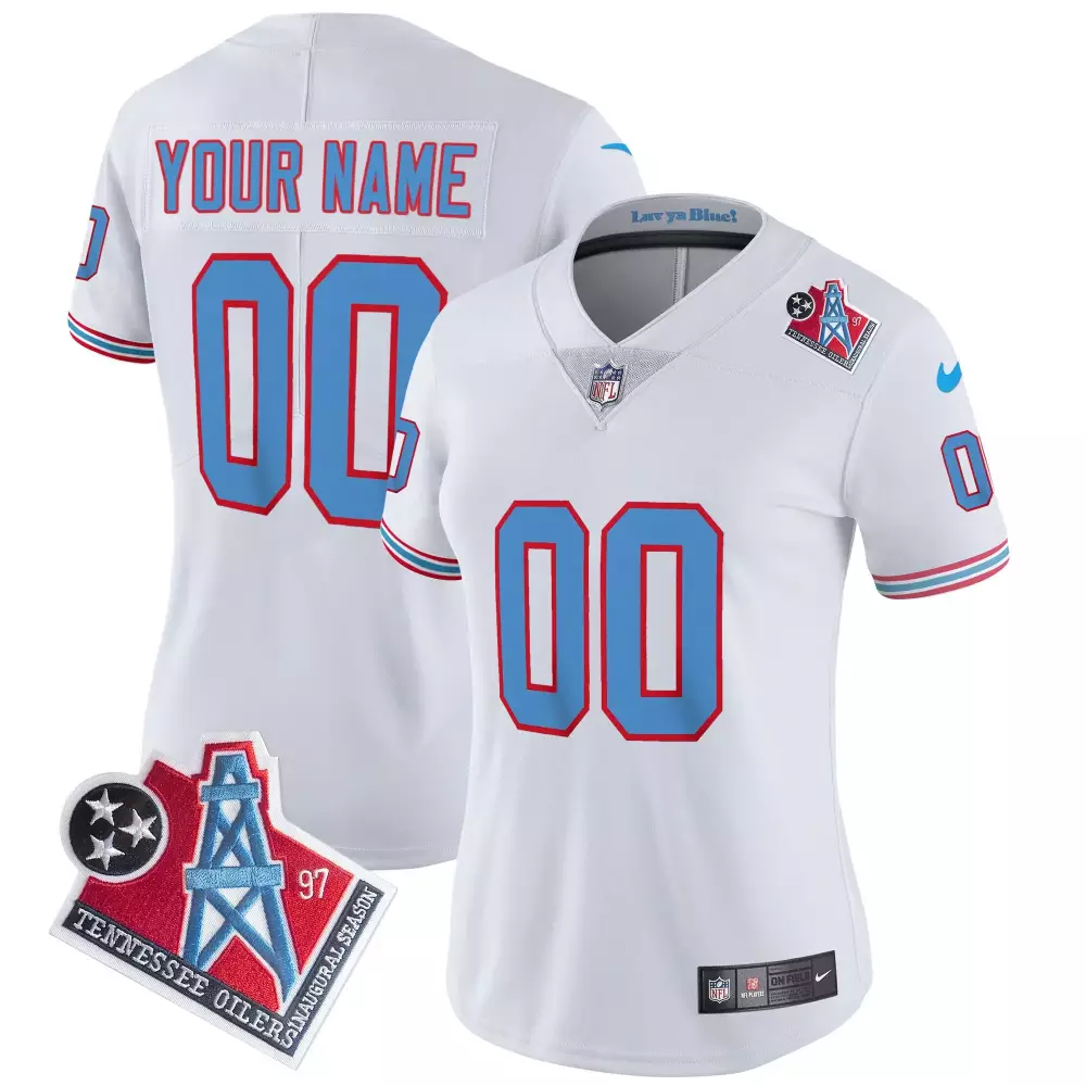white men tennessee titans 1997 throwback limited vapor limited custom jersey all stitched