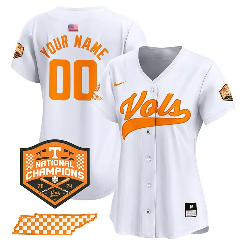 white navy shuler mens tennessee volunteers 2023 alternate vapor limited jersey v4 all stitched