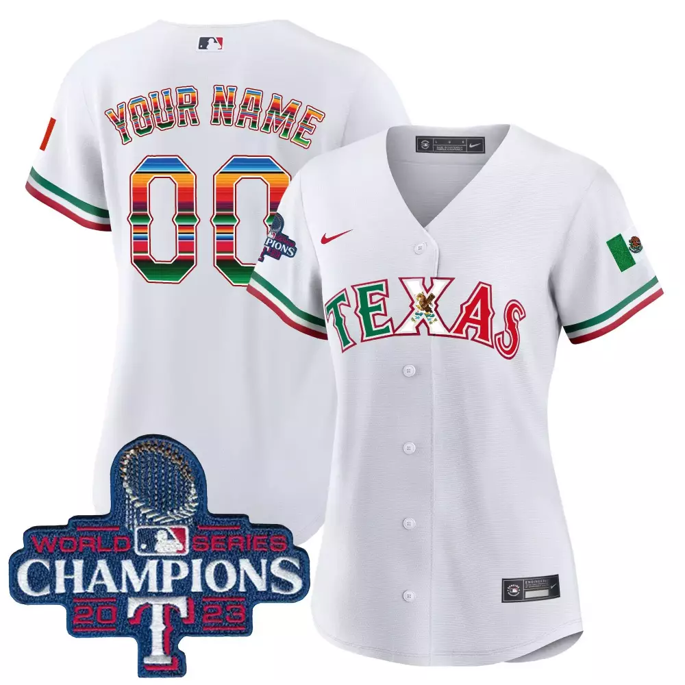 white women texas rangers 2024 jackie robinson patch vapor premier limited custom jersey all stitched