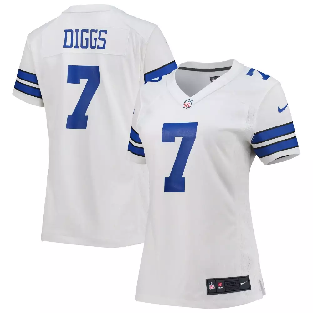 Trevon Diggs Women's White Dallas Cowboys Jersey | Stylish Fan Gear | Perfect for Game Day | For Men, Women & Youth