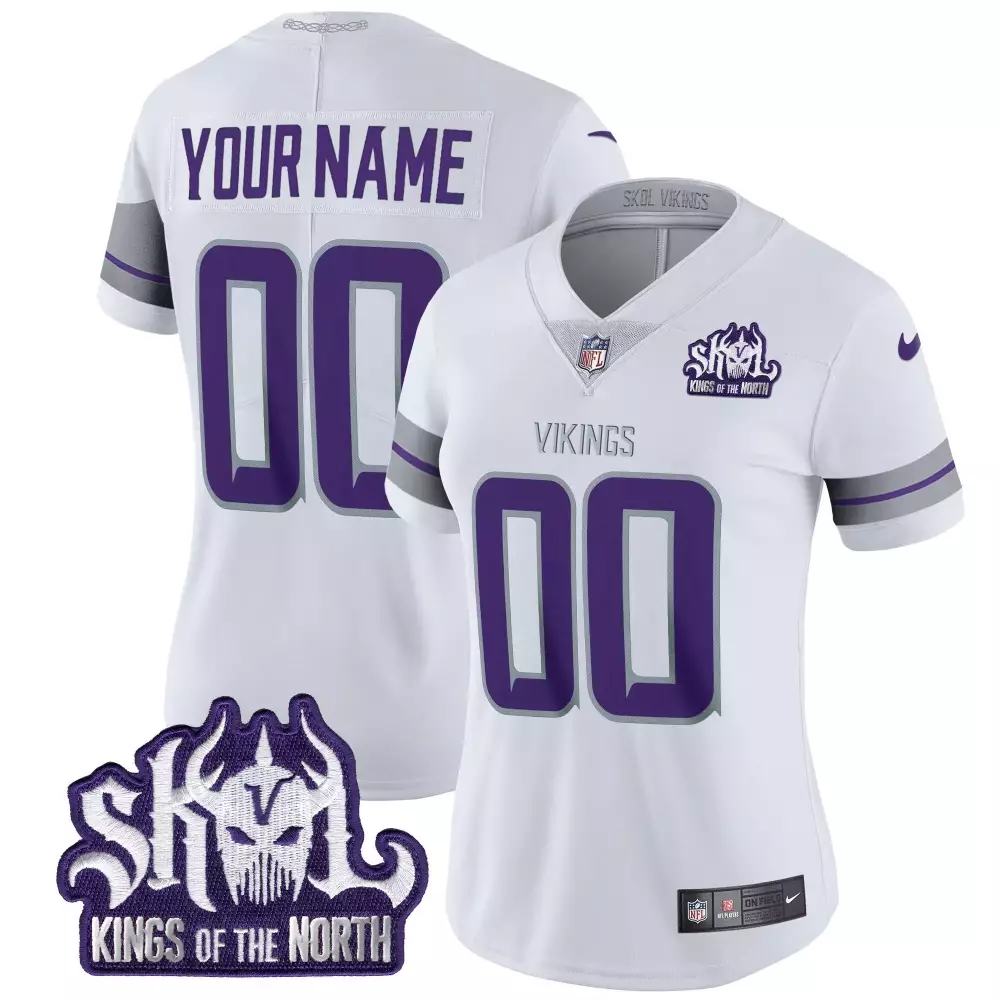 white men vikings american style vapor limited custom jersey all stitched