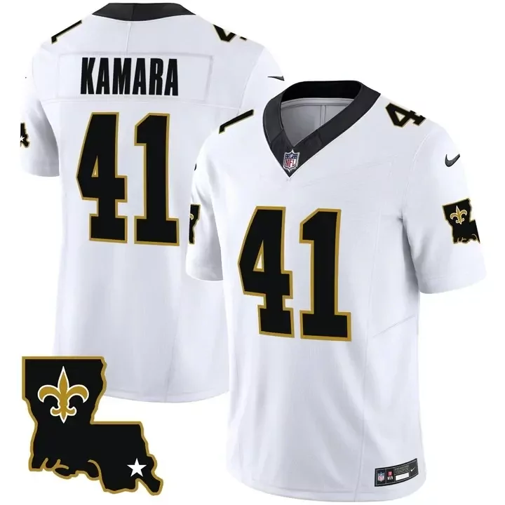 white youth alvin kamara new orleans saints legacy jersey all stitched
