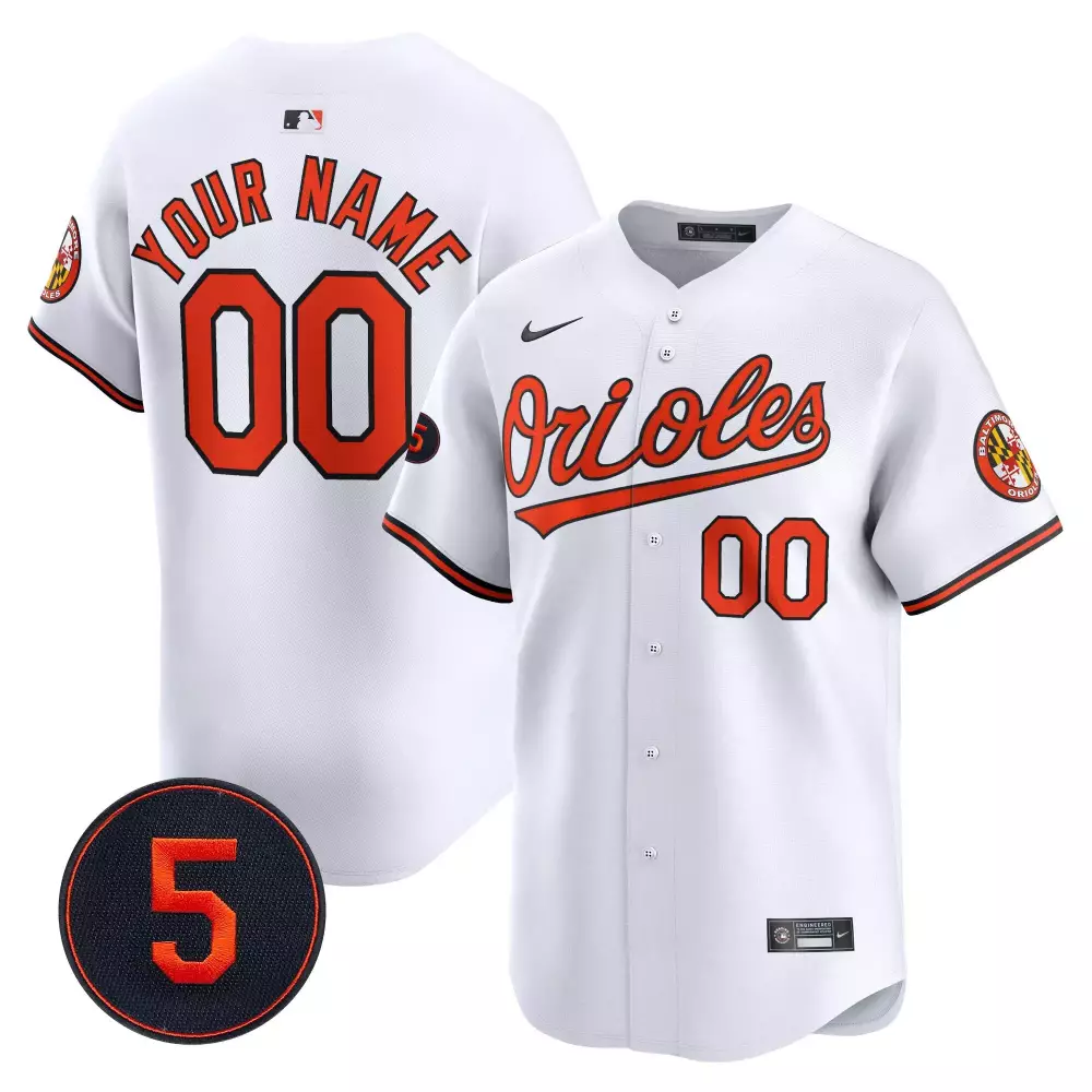 white youth baltimore orioles mexico vapor premier limited custom jersey all stitched