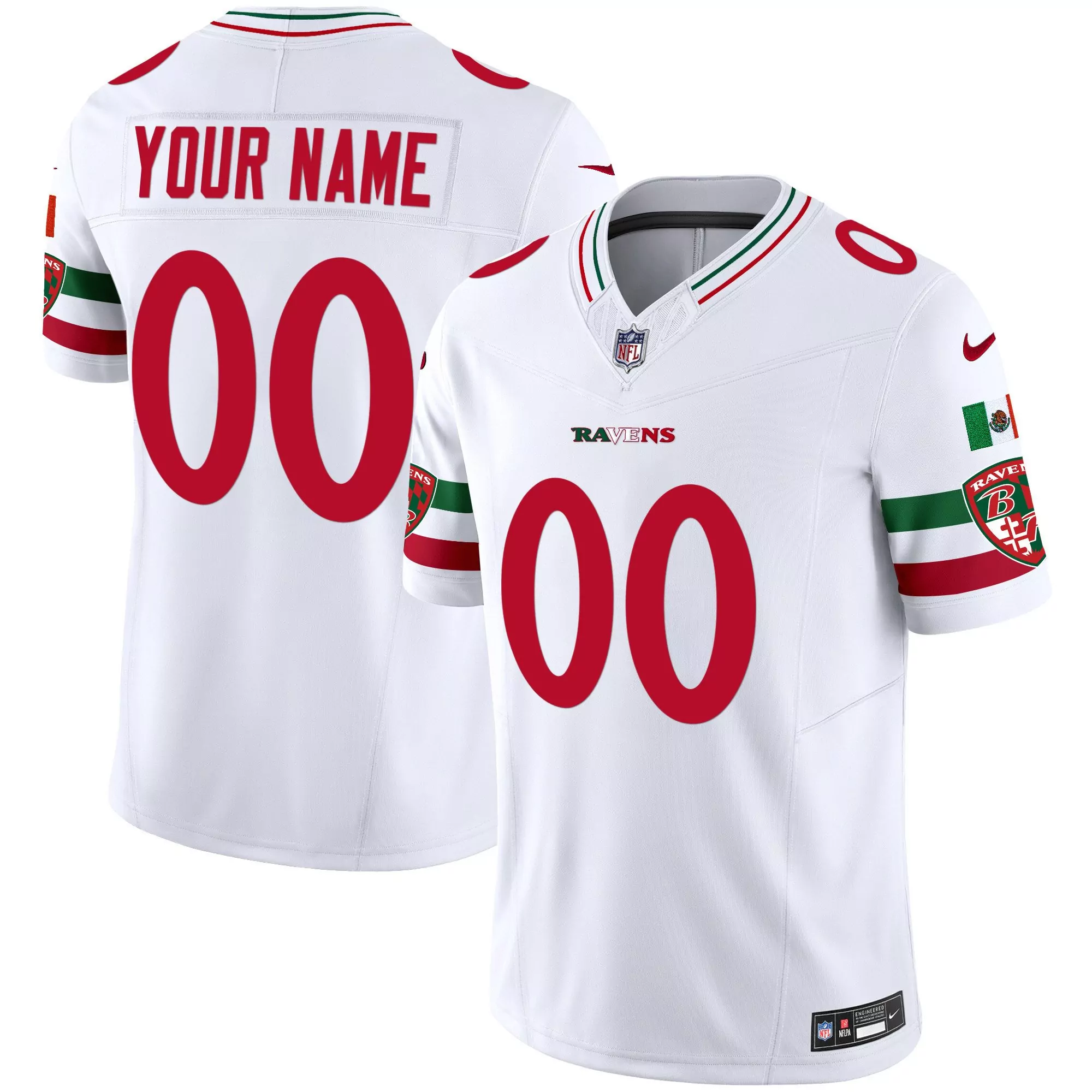 white youth baltimore ravens maryland patch vapor limited custom jersey all stitched